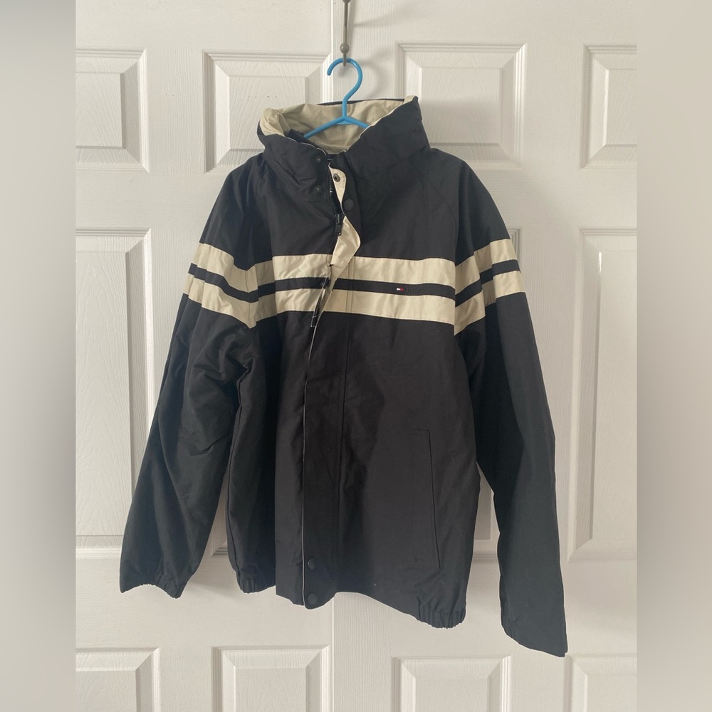 NWT Tommy Hilfiger 3 in 1 black and White Jacket